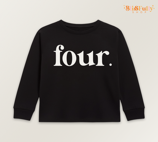Four Birthday Boy Shirt Long Sleeve - 4th Birthday Boy Shirt - Fourth Birthday Boy Shirt Long Sleeve