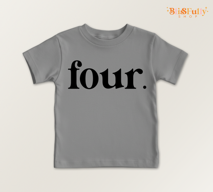 Four Birthday Shirt for Boy - 4th Birthday Boy Shirt - Boy Fourth Birthday Shirt