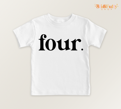 Four Birthday Shirt for Boy - 4th Birthday Boy Shirt - Boy Fourth Birthday Shirt