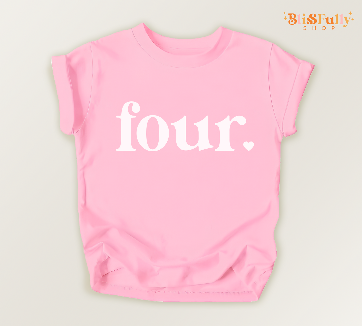 Four Birthday Shirt for Girl - 4th Birthday Shirt Girl - Girl Fourth Birthday Shirt