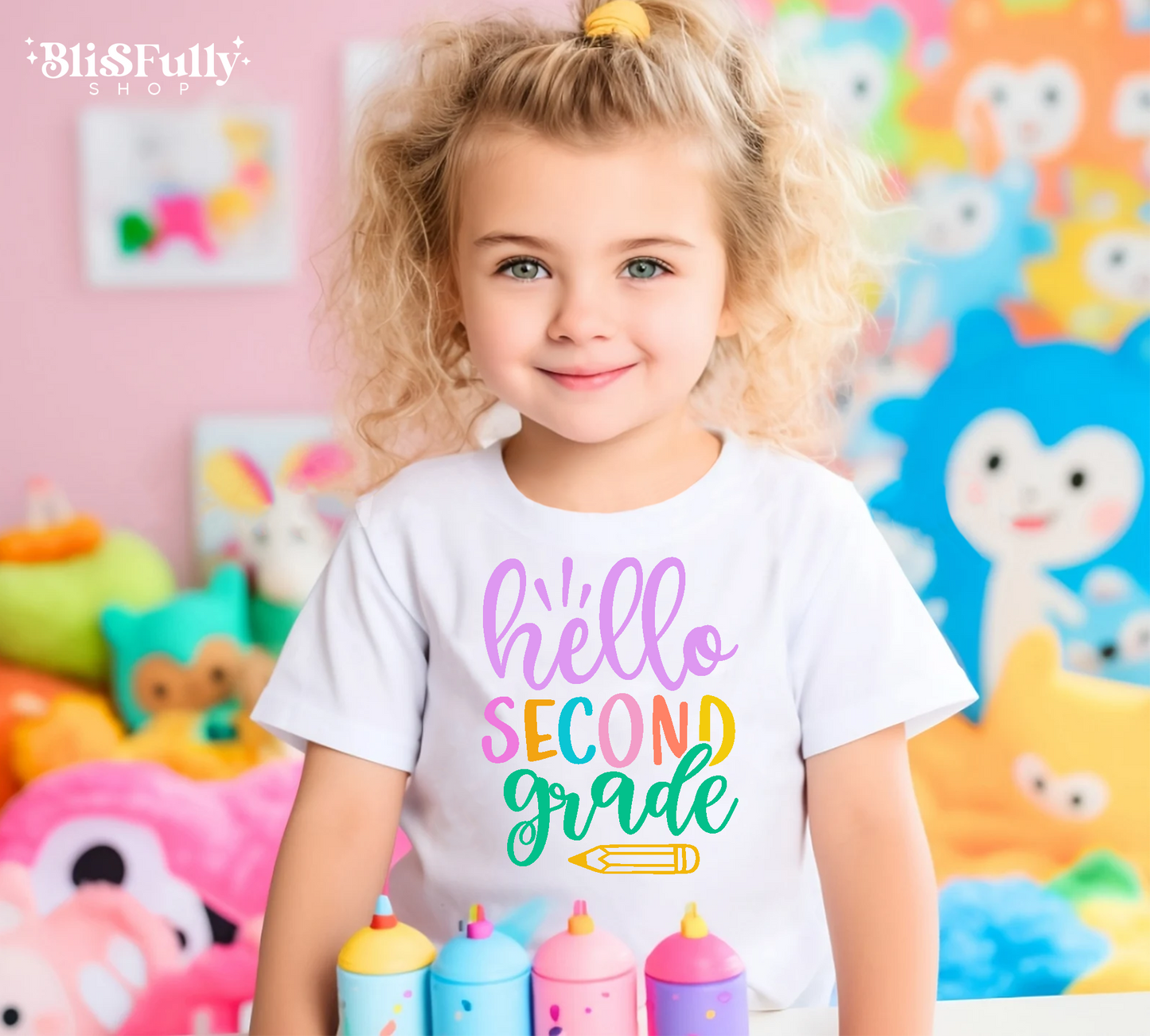 Hello 2nd Grade Shirt - Hello Second Grade Shirt - First Day of School Shirt - First Day of 2nd Grade Shirt