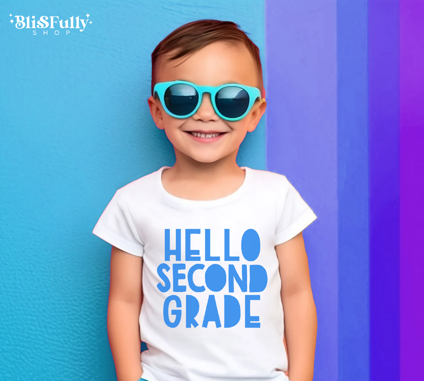 Hello 2nd Grade Shirt Boy - Hello Second Grade Shirt - First Day of School Shirt Boy - First Day of 2nd Grade Shirt Boy