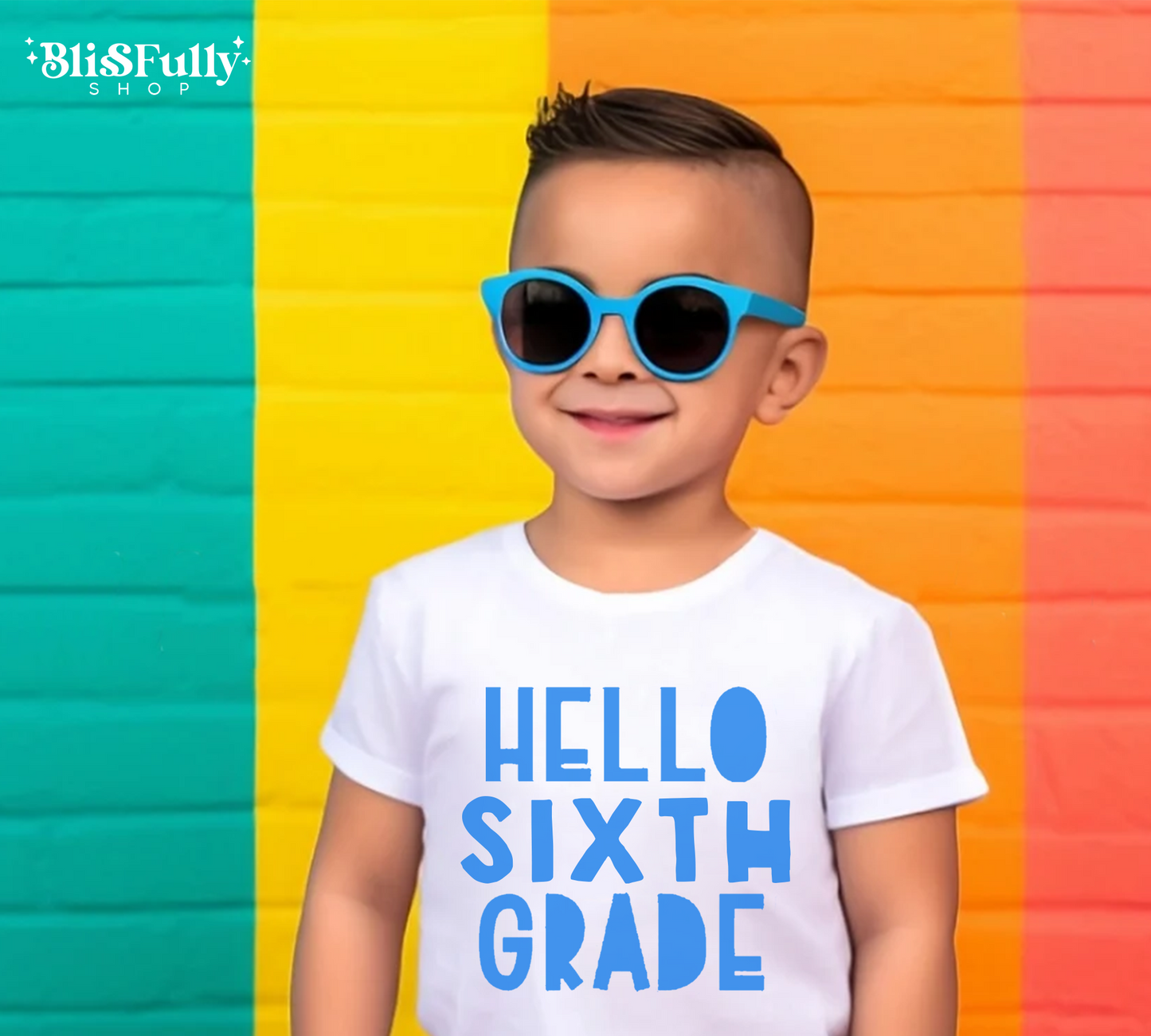 Hello 6th Grade Shirt Boy - Hello Sixth Grade Shirt - First Day of School Shirt Boy - First Day of 6th Grade Shirt Boy