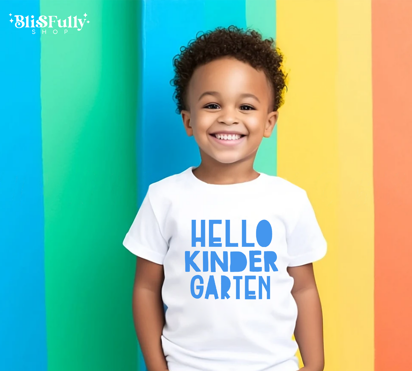 Hello Kindergarten Shirt Boy - First Day of School Shirt - First Day of Kindergarten Shirt Boy