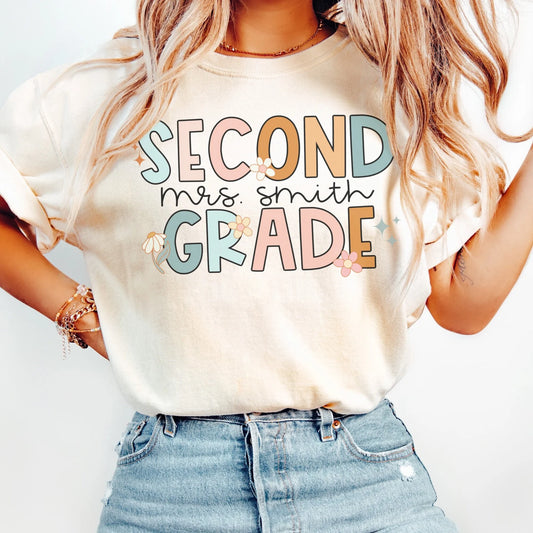 Second Grade Teacher Shirt - 2nd Grade Teacher Shirt - Teacher Shirt - Gift For Teacher - First Day of School Teacher T-Shirt  - Back to School Teacher Shirt