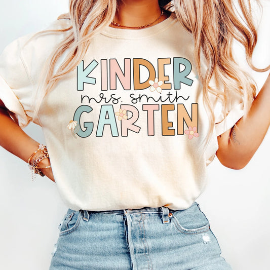 Kindergarten Teacher Shirt - Teacher Shirt - Gift For Teacher - First Day of School Teacher T-Shirt