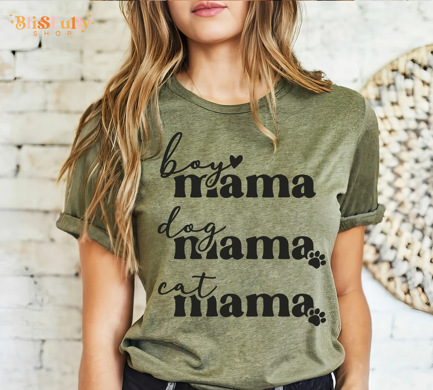 Boy Mama Shirt - Dog Mama Shirt - Cat Mama Shirt - Mama Shirt - Mom Shirt