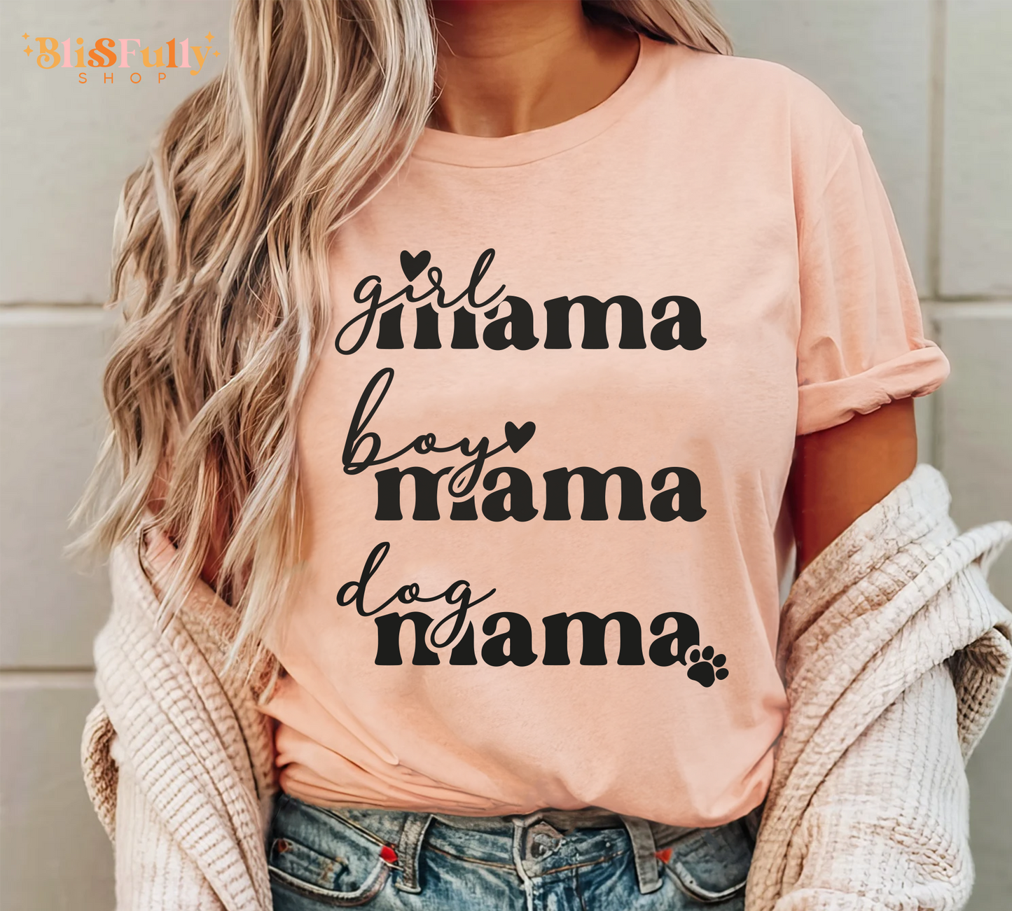 Girl Mama Shirt - Boy Mama Shirt - Dog Mama Shirt - Mama Shirt - Mom Shirt