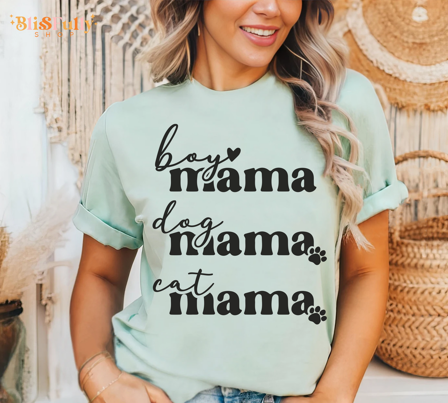 Boy Mama Shirt - Dog Mama Shirt - Cat Mama Shirt - Mama Shirt - Mom Shirt