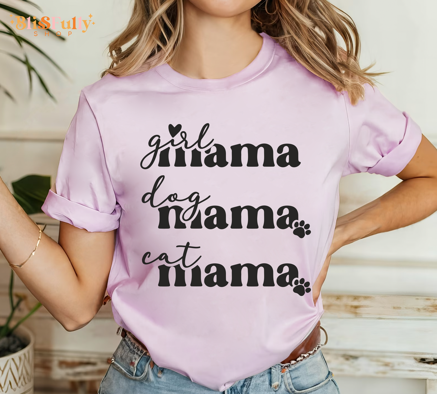 Girl Mama Shirt - Dog Mama Shirt - Cat Mama Shirt - Mama Shirt - Mom Shirt