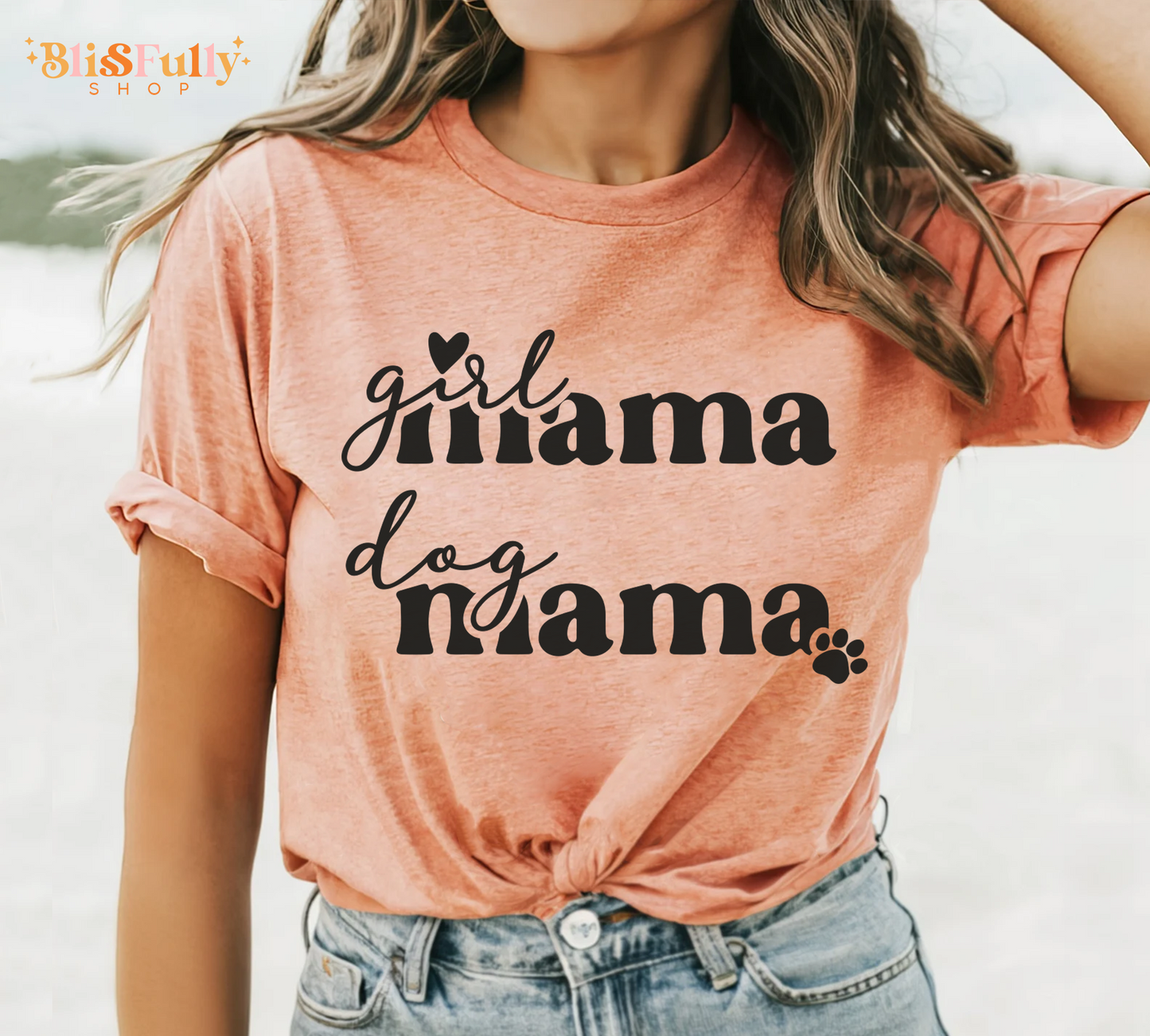 Girl Mama Shirt - Dog Mama Shirt - Mama Shirt - Mom Shirt