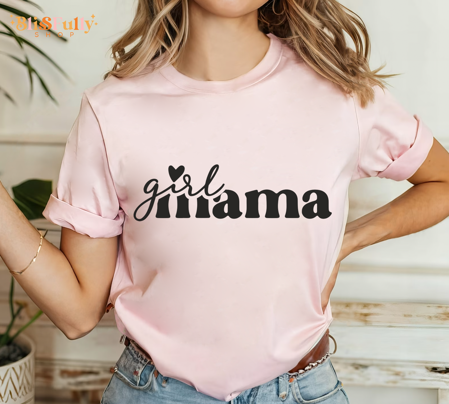Girl Mama Shirt - Mama Shirt - Mom Shirt