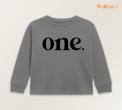 One Birthday Boy Shirt Long Sleeve - 1st Birthday Boy Shirt - First Birthday Boy Shirt Long Sleeve