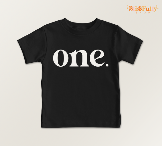 One Birthday Shirt for Boy - 1st Birthday Boy Shirt - Boy First Birthday Shirt