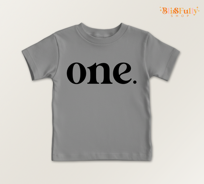 One Birthday Shirt for Boy - 1st Birthday Boy Shirt - Boy First Birthday Shirt
