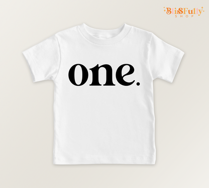 One Birthday Shirt for Boy - 1st Birthday Boy Shirt - Boy First Birthday Shirt