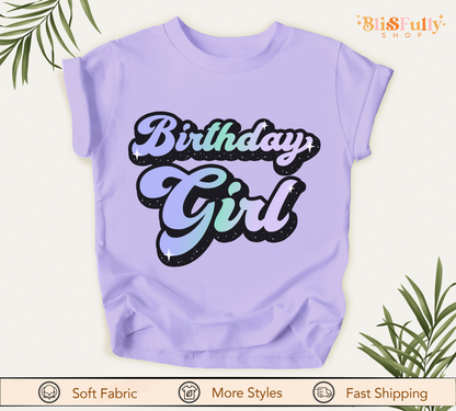 Birthday Girl Shirt - Retro Birthday Shirt Girl - Vintage Birthday Shirt Girl