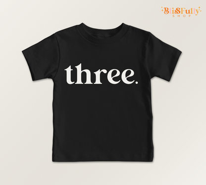 Three Birthday Shirt for Boy - 3rd Birthday Boy Shirt - Boy Third Birthday Shirt