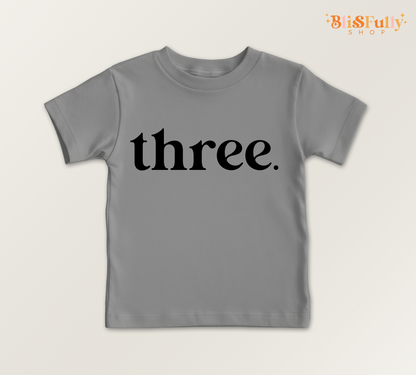Three Birthday Shirt for Boy - 3rd Birthday Boy Shirt - Boy Third Birthday Shirt