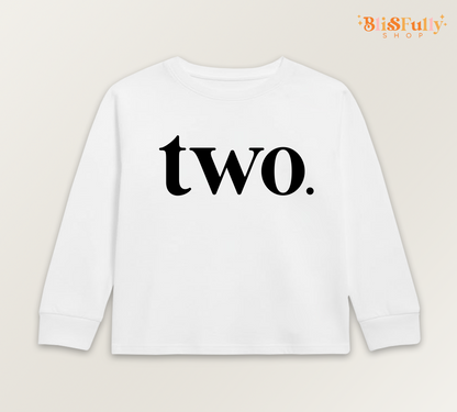 Two Birthday Boy Long Sleeve Shirt - 2nd Birthday Boy Shirt - Second Birthday Boy Shirt Long Sleeve
