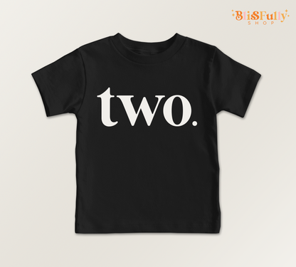Two Birthday Shirt for Boy - 2nd Birthday Boy Shirt - Boy Second Birthday Shirt