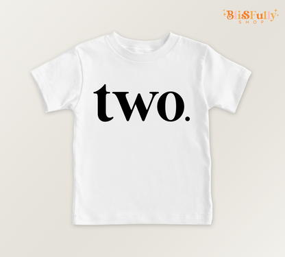 Two Birthday Shirt for Boy - 2nd Birthday Boy Shirt - Boy Second Birthday Shirt